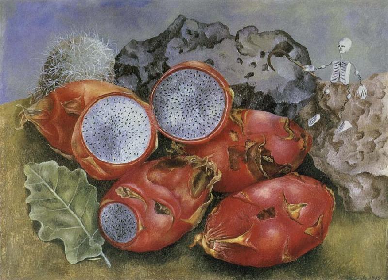 Frida Kahlo The still life having the fruit oil painting image